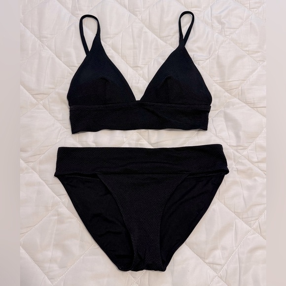 Aerie Black Bikini Set - Picture 2 of 8